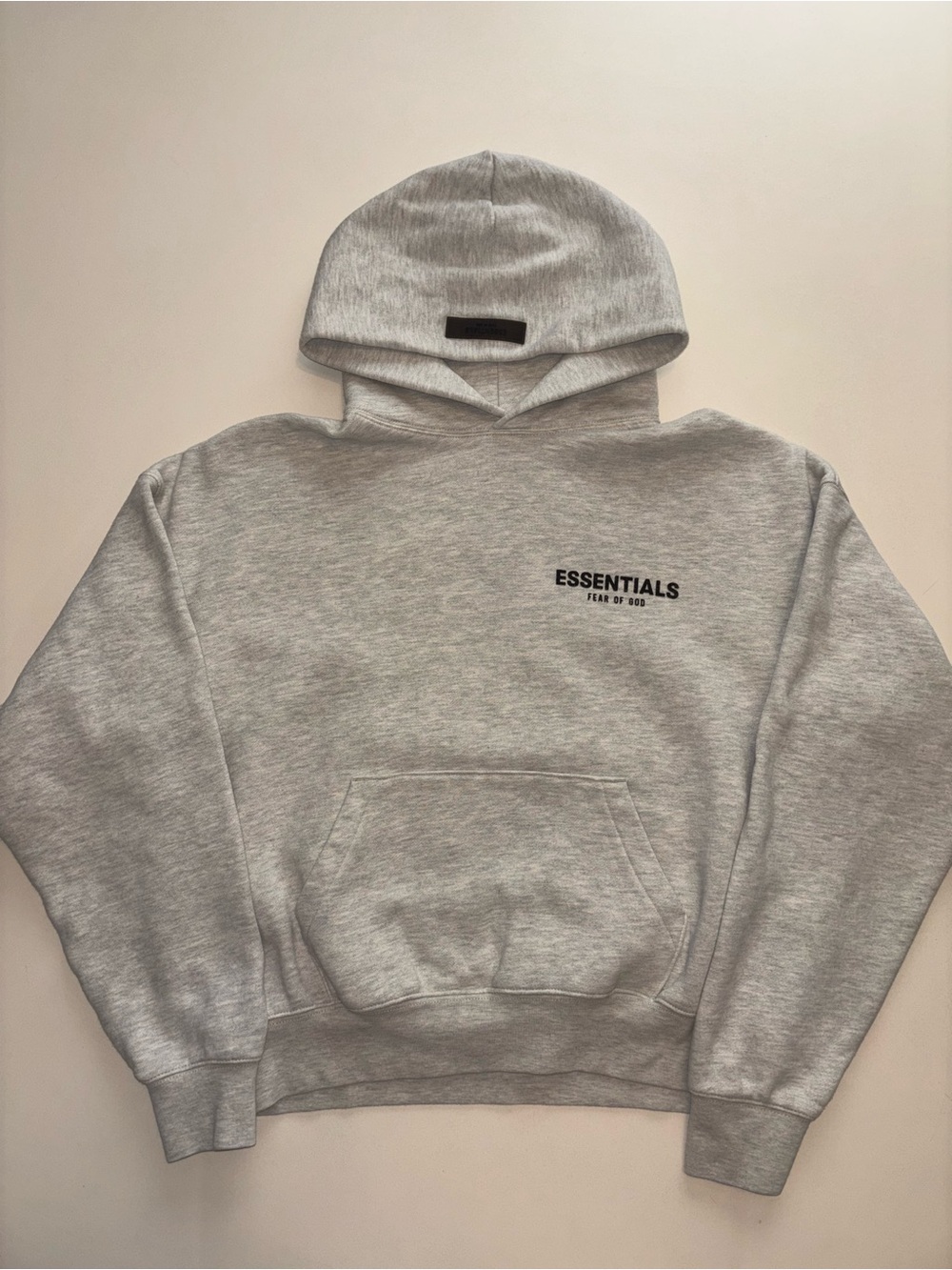 Classic Essentials Men's grey Pullover Hoodie kids (fits women’s small/ medium)
